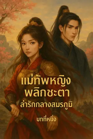 ปกนิยาย “ย้อนเวลามาเป็นแม่ทัพหญิงในยุคโบราณ”