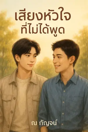 ปกนิยาย เสียงหัวใจที่ไม่ได้พูด