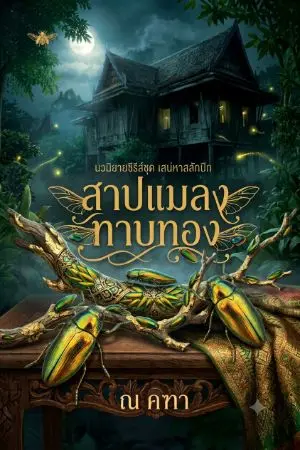 ปกนิยาย สาปแมลงทาบทอง