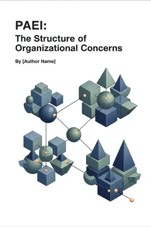 ปกนิยาย “PAEI: โครงสร้างของความกังวลในองค์กร”