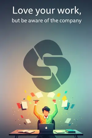 ปกนิยาย “รักงานให้เป็น แต่จงรู้ทันบริษัท”