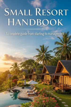 ปกนิยาย คู่มือทำรีสอร์ทขนาดเล็ก แบบครบจบในเล่มเดียว