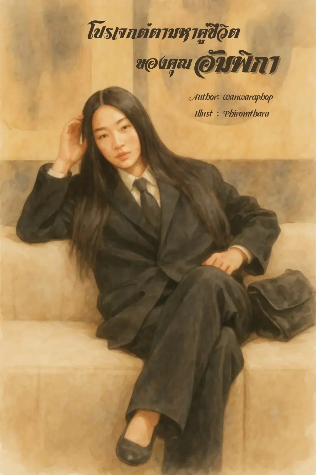 ปกนิยาย : โปรเจกต์ตามหาคู่ชีวิตของคุณอัมพิกา