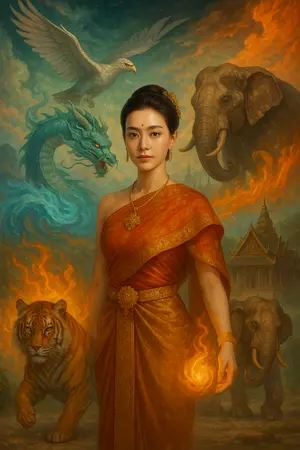 ปกนิยาย ศึกจตุรธาตุนคร