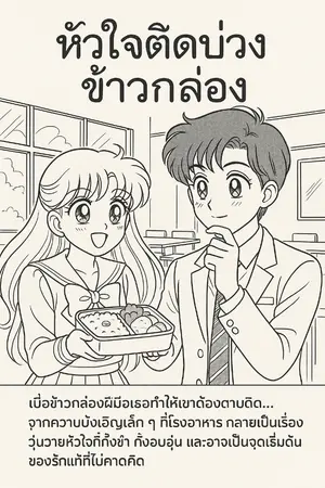 ปกนิยาย หัวใจติดบ่วงข้าวกล่อง