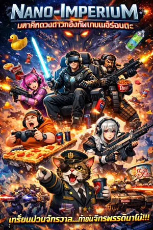 ปกนิยาย Nano-Imperium:มหาศึกดวงดาวกองทัพเกมเมอร์อมตะ