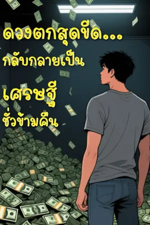 ปกนิยาย ดวงตกสุดขีด...กลับกลายเป็นเศรษฐีชั่วข้ามคืน