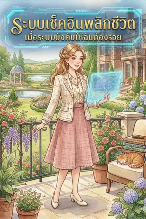 ปกนิยาย ระบบเช็คอินพลิกชีวิต เมื่อระบบบังคับให้ฉันต้องรวย