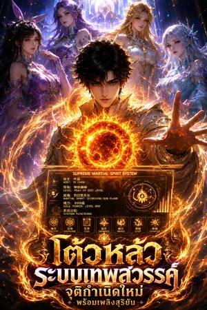 ปกนิยาย โต้วหลัว ระบบเทพสวรรค์จุติกำเนิดใหม่พร้อมเพลิงสุริยัน