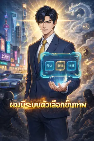 ปกนิยาย ผมมีระบบตัวเลือกขั้นเทพ