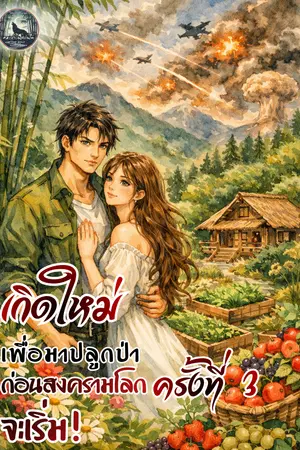 ปกนิยาย เกิดใหม่เพื่อมาปลูกป่า ก่อนสงครามโลกครั้งที่สามจะเริ่ม
