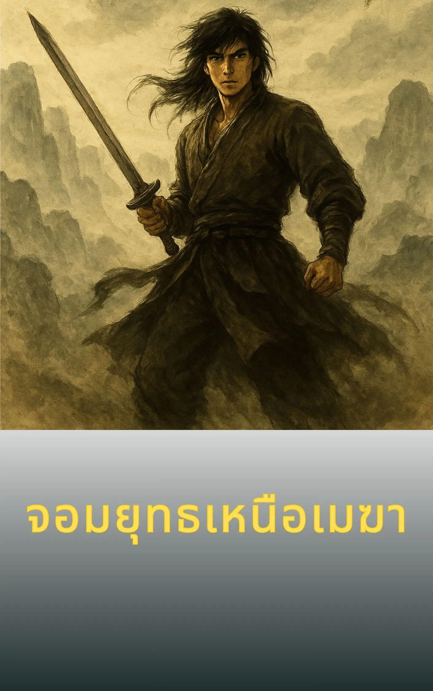 ปกนิยาย จอมยุทธเหนือเมฆา