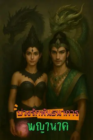 ปกนิยาย บ่วงรักพันธนาการพญานาค