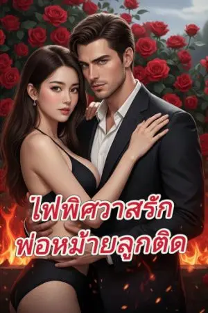ปกนิยาย ไฟพิศวาสรักพ่อหม้ายลูกติด