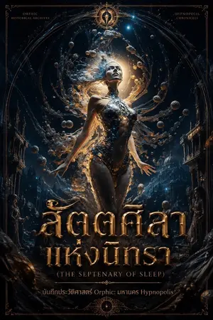 ปกนิยาย สัตตศิลาแห่งนิทรา