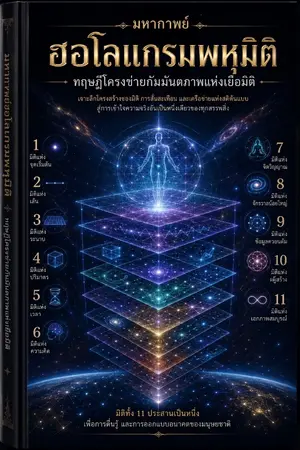 ปกนิยาย มหากาพย์ฮอโลแกรมพหุมิติ