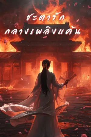 ปกนิยาย ชะตารักกลางเพลิงแค้น