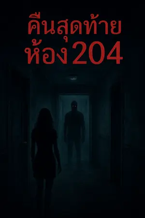 ปกนิยาย คืนสุดท้าย ห้อง 204