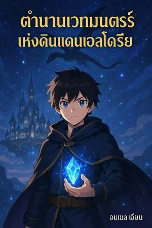 ปกนิยาย ตำนานเวทมนตร์แห่งดินแดนเอลโดเรีย