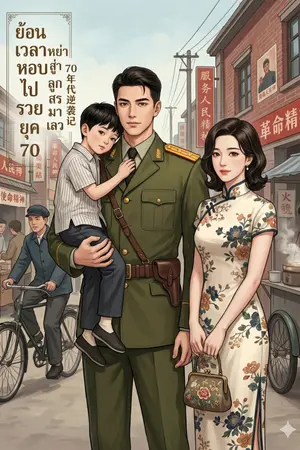 ปกนิยาย ย้อนเวลาหย่าสามีสารเลว หอบลูกไปรวยยุค70