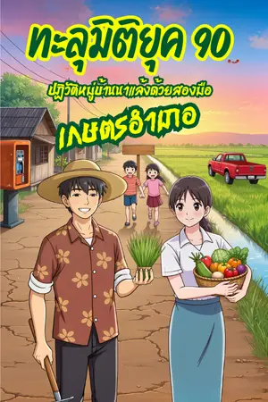 ปกนิยาย ทะลุมิติยุค 90 ปฏิวัติหมู่บ้านนาแล้งด้วยสองมือเกษตรอำเภอ