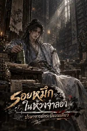 ปกนิยาย รอยหมึกในห้วงจำลอง ปรมาจารย์กระบี่แขนเดียว