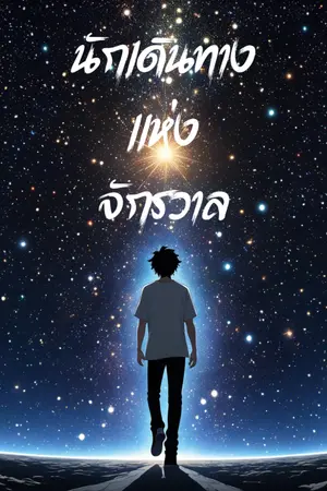 ปกนิยาย นักเดินทางเเห่งจักรวาล