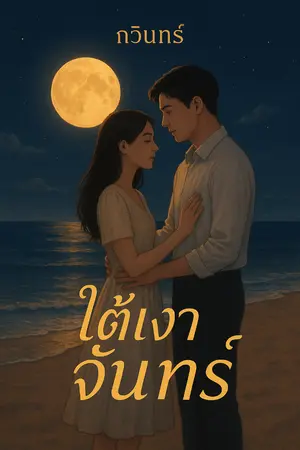 ปกนิยาย ใต้เงาจันทร์ พรรณนา