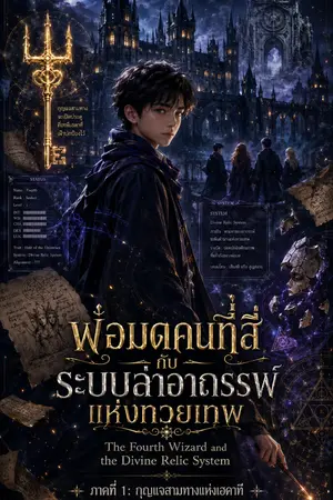 ปกนิยาย พ่อมดคนที่สี่กับระบบล่าอาถรรพ์แห่งทวยเทพ