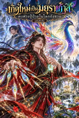 ปกนิยาย เกิดใหม่เป็นมยุราเก้าสี ตงฟางปู้ป้ายในโลกถังซาน