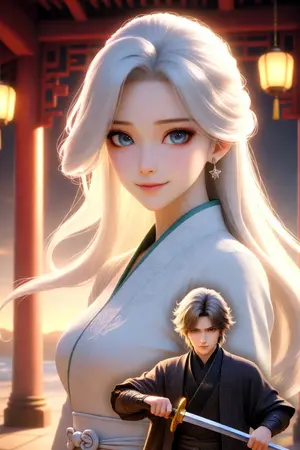 ปกนิยาย หลีอาสาวน้อยต่างโลกกับราชครูสุดหล่อ