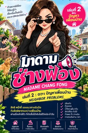 ปกนิยาย มาดามช่างฟ้อง MADAMECHANGFONG เล่มที่ 2 ตอน ปัญหาเพื่อนบ้าน (E-BOOK Coming Soon)