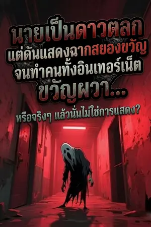 ปกนิยาย นายเป็นดาวตลก แต่ดันแสดงฉากสยองขวัญจนทำคนทั้งอินเทอร์เน็ตขวัญผวา