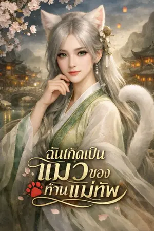 ปกนิยาย ฉันเกิดเป็นแมวของท่านแม่ทัพ