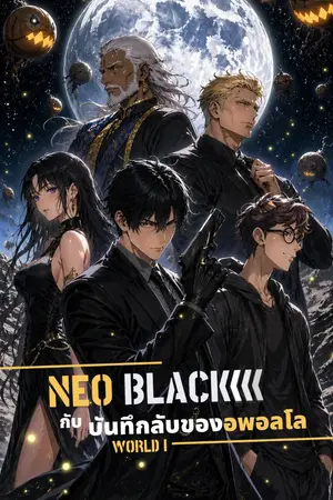 ปกนิยาย Neo Black กับ บันทึกลับของอพอลโล ( ภาค 1 )