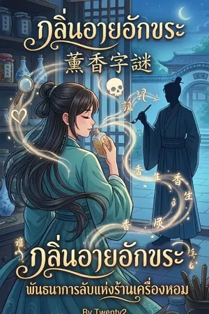 ปกนิยาย "กลิ่นอายอักขระ: พันธนาการลับแห่งร้านเครื่องหอม"