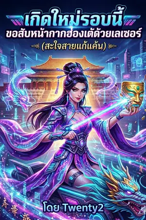 ปกนิยาย เกิดใหม่รอบนี้ ขอสับหน้ากากฮ่องเต้ด้วยเลเซอร์