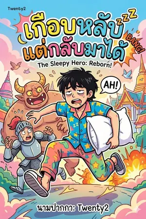 ปกนิยาย เกือบหลับ แต่กลับมาได้