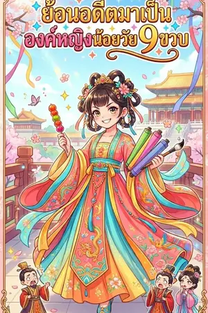 ปกนิยาย ย้อนอดีตมาเป็นองค์หญิงน้อยวัย 9 ขวบ