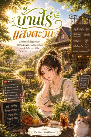 ปกนิยาย บ้านไร่ใต้แสงตะวัน