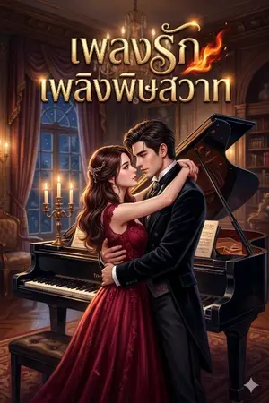 ปกนิยาย เพลงรักเพลิงพิษสวาท