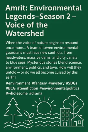 ปกนิยาย ตำนานสิ่งแวดล้อม ซีซัน 2 – เสียงแห่งลุ่มน้ำ