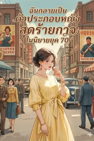 ปกนิยาย ฉันกลายเป็นตัวประกอบหญิงสุดร้ายกาจในนิยายยุค 70