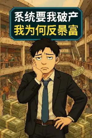 ปกนิยาย ระบบอยากไห้เจ๊งแต่ทำไมผมถึงรวยละ