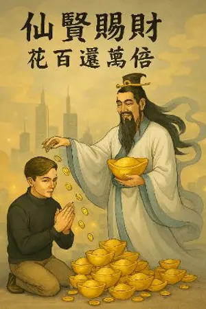 ปกนิยาย เทพเซียนประทานทรัพย์จ่ายร้อยคืนหมื่นเท่า