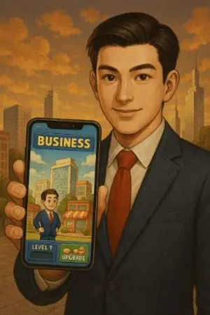 ปกนิยาย ระบบสร้างธุรกิจ รางวัลในเกมกลายเป็นจริง