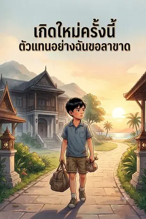 ปกนิยาย ​เกิดใหม่ครั้งนี้ ตัวแทนอย่างฉันขอลาขาด