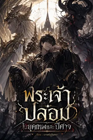 ปกนิยาย พระเจ้าปลอมในยุคเทพและปีศาจ