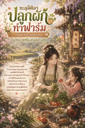 ปกนิยาย ทะลุมิติมาปลูกผักทำฟาร์ม เป็นมารดาบุญธรรมในชนบทที่แสนสงบสุข