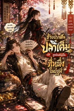 ปกนิยาย ข้าอยากเป็นปลาเค็ม แต่ฮูหยินดันเป็นที่หนึ่งในปฐพี